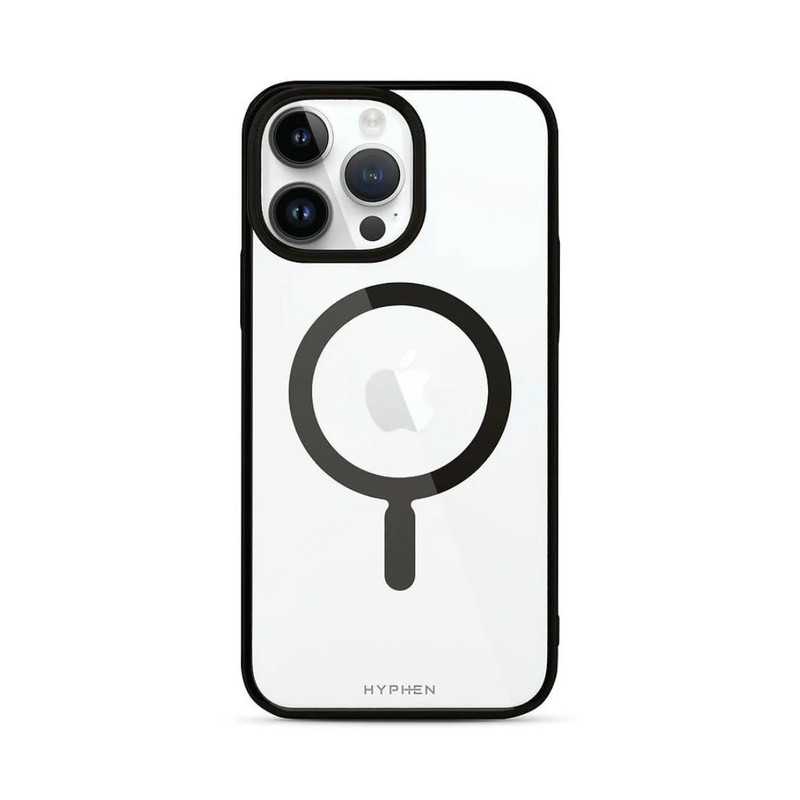 Hyphen MagSafe Frame Case for iPhone 14 Pro - Black - حامي هاتف
